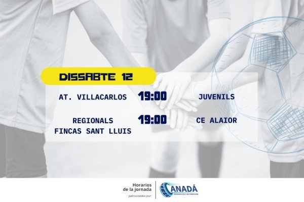 Horaris de la jornada