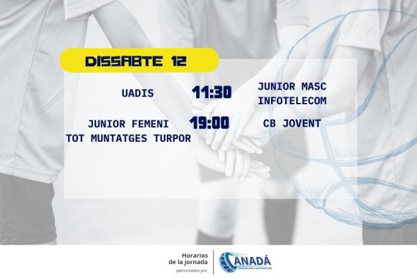 Horaris de la jornada