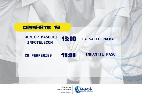 Horaris de la jornada