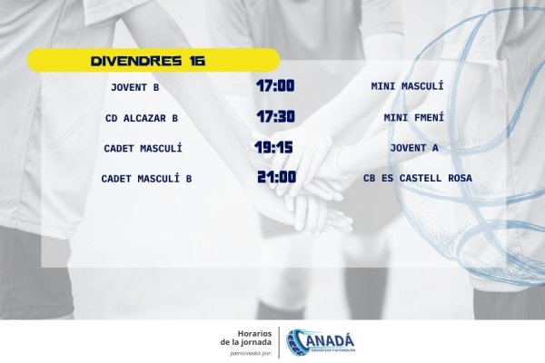 Horaris de la Jornada